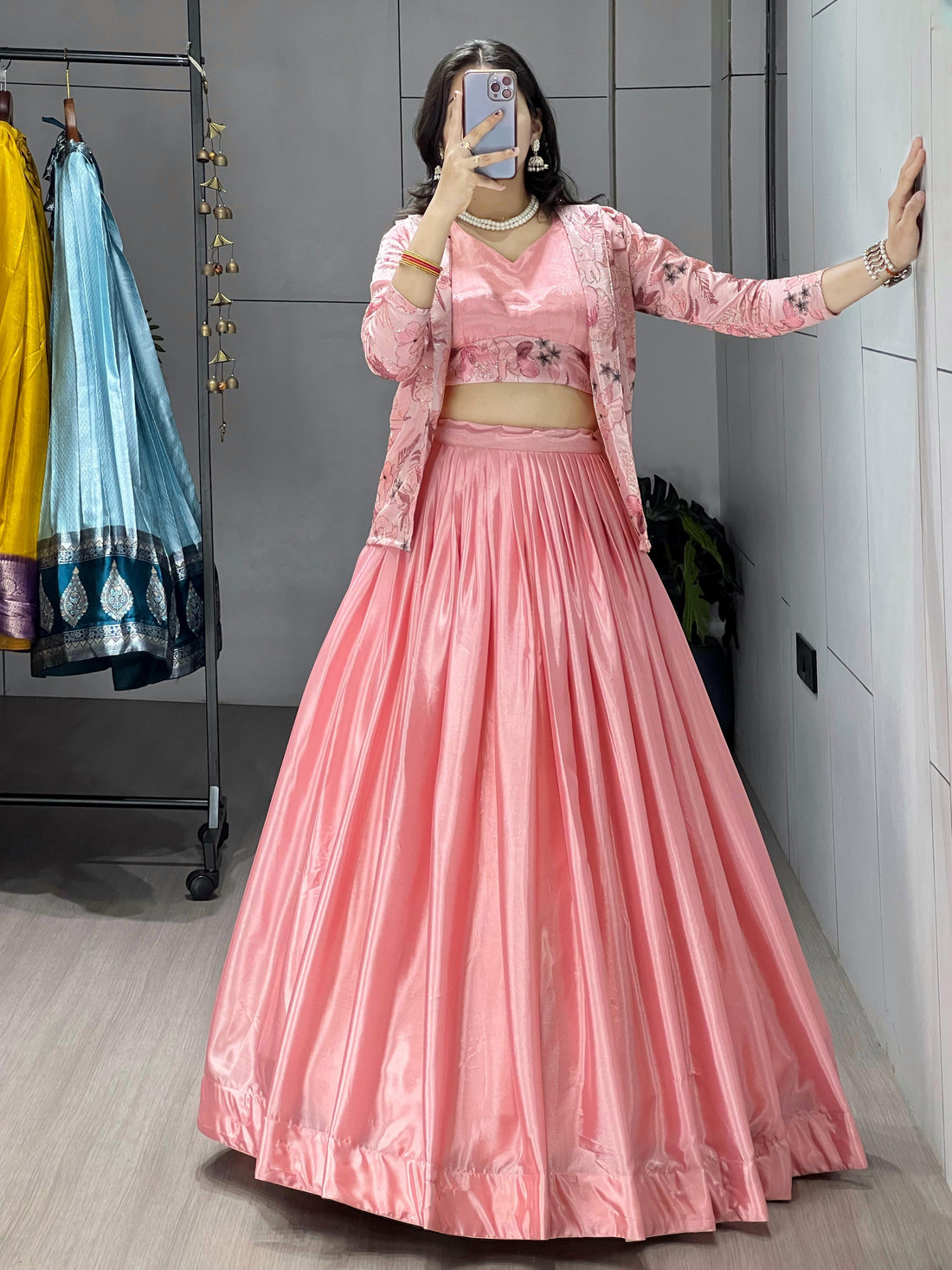 Classical  New Embroidered Print Koti Sets
