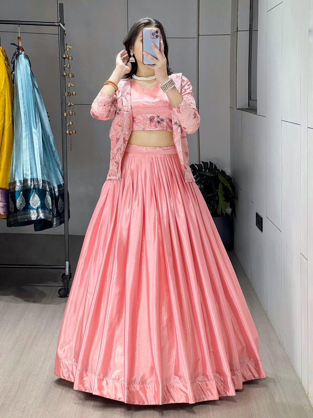 Classical  New Embroidered Print Koti Sets