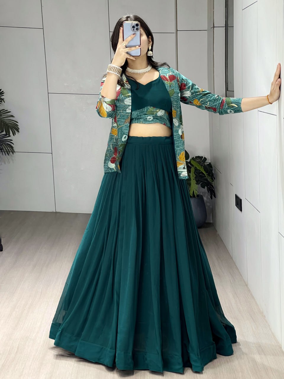 Classical  New Foil Printed Koti Set