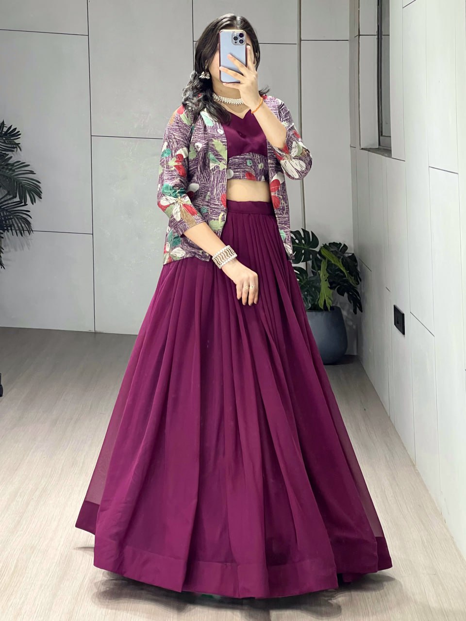 Classical  New Foil Printed Koti Set